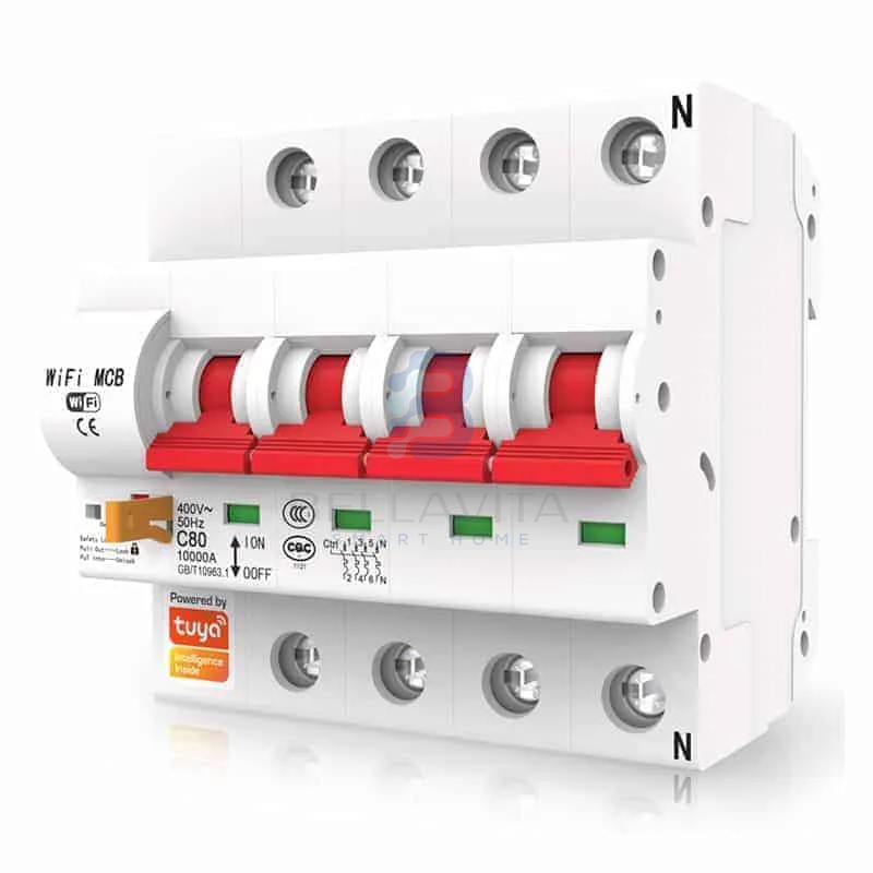 Smart MCB 4 Pole - Bellavita Smart Homes