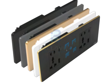 PH Glass 2 Curtain + 2 Socket - 6/8M - Bellavita Smart Homes