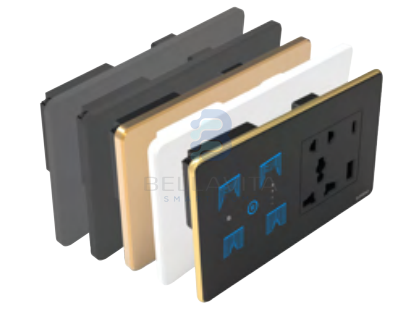 PH Glass 2 Curtain + Socket - 4M - Bellavita Smart Homes