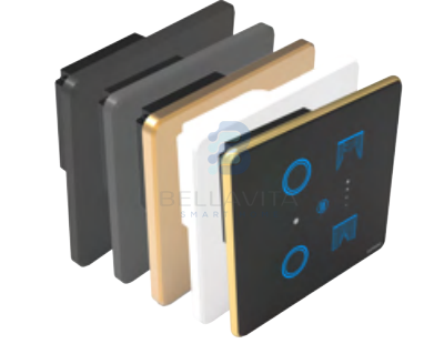 PH Glass 2 Switch + 1 Curtain - 2M - Bellavita Smart Homes
