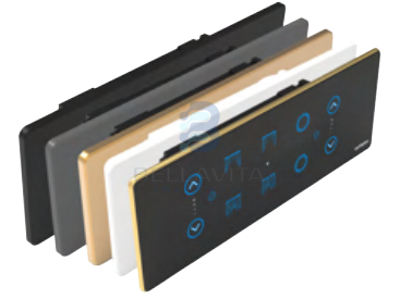 PH Glass 2 Switch + 2 Fan + 2 Curtain - 6/8M - Bellavita Smart Homes
