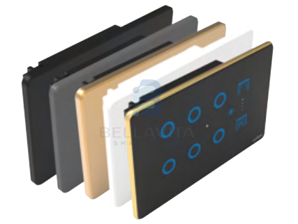 PH Glass 6 Switch + 1 Curtain - 4M - Bellavita Smart Homes