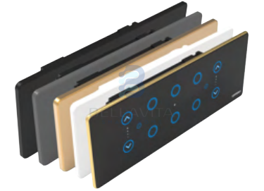PH Glass 6 Switch + 2 Fan - 6/8M - Bellavita Smart Homes