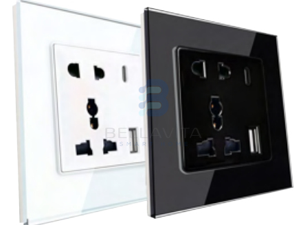 PH Glass Only Socket - 2M - Bezel Less Glass - Bellavita Smart Homes