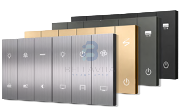 PH Titan 12 Switch Panel (4L+8S / 1L+1F+8S) - Bellavita Smart Homes