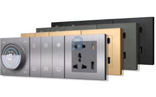 PH Titan Knob + 10 Switch + Socket (10L/ 7L+1F) - Bellavita Smart Homes