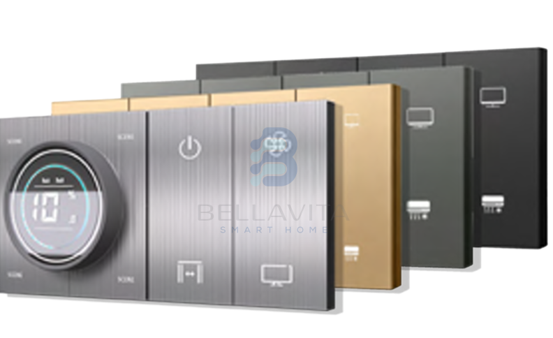 PH Titan Knob + 8 Switch (4L+4S / 1L+1F+4S) - Bellavita Smart Homes