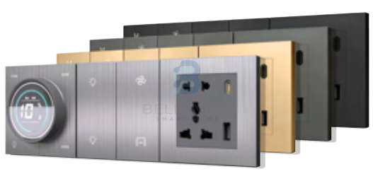 PH Titan Knob + 8 Switch + Socket (10L / 7L+1F) - Bellavita Smart Homes